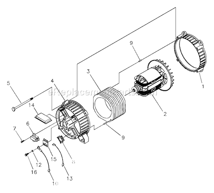 Page A Diagram and Parts List for 1933-0  Briggs and Stratton Generator